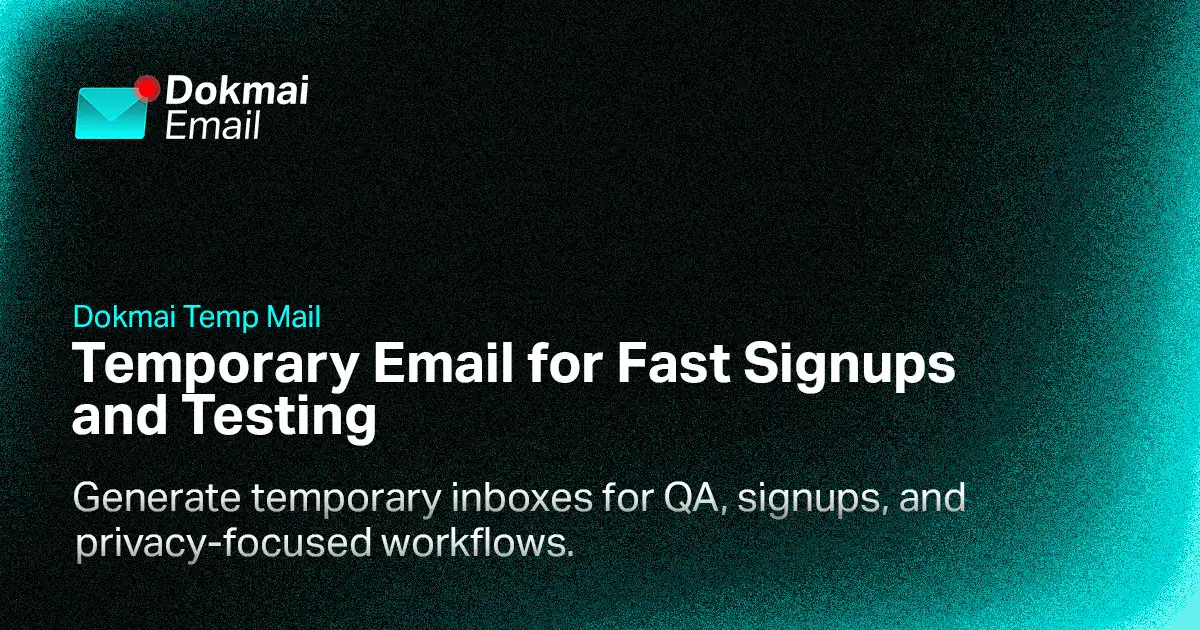 Dokmai Email preview